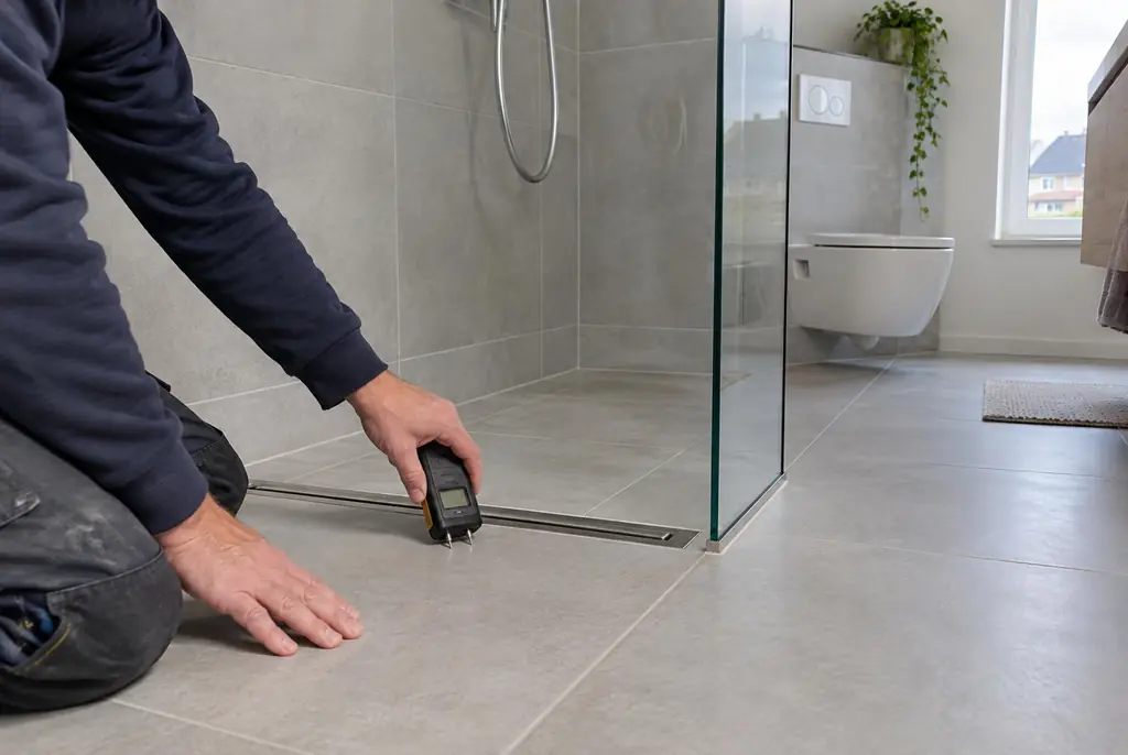 Lekdetectie Harskamp – badkamer in een nieuwbouwwoning